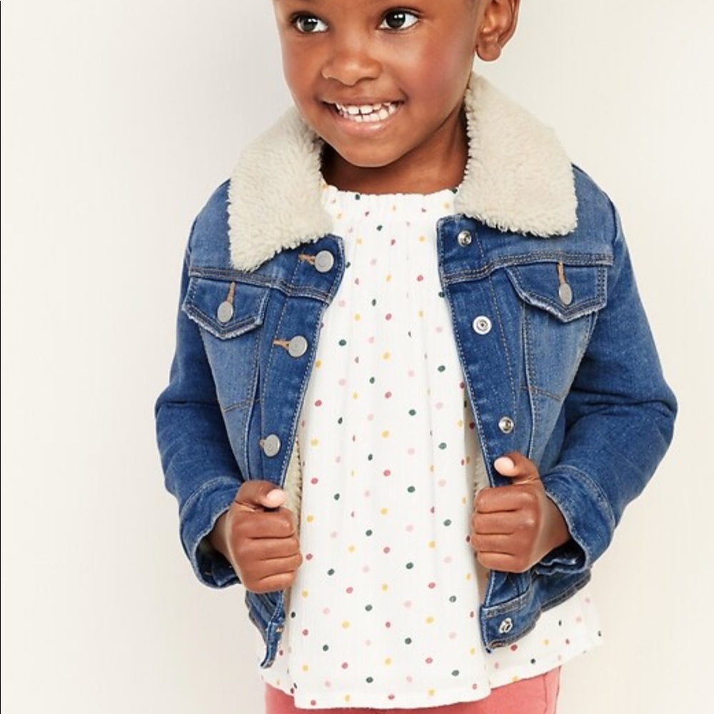 Old Navy Sherpa Lined Jean Jacket